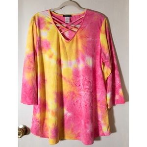 NWOT Heimish Tie-dye Top